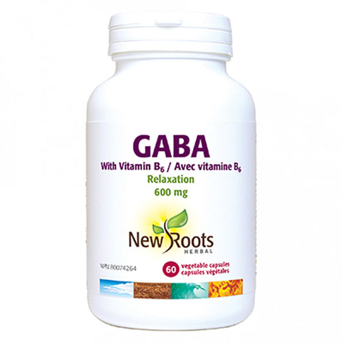 GABA With Vitamin B6 600mg (60 Caps)
