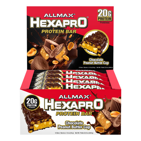 Allmax Hexapro Protein Bars (12 Bars) - Best Before 04/2026