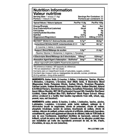 Mutant BCAA 9.7 (30 Servs)