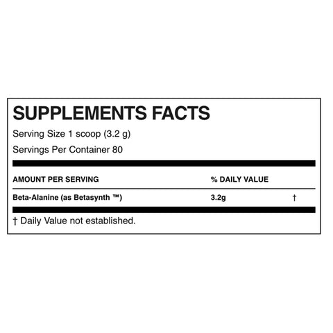 Beta-Alanine (125 Servs)