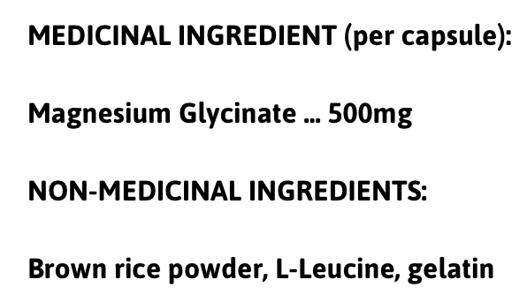 Magnesium Glycinate (120 Caps)