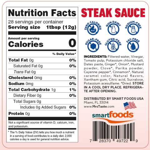 Mrs. Taste Steak Sauce (350g)