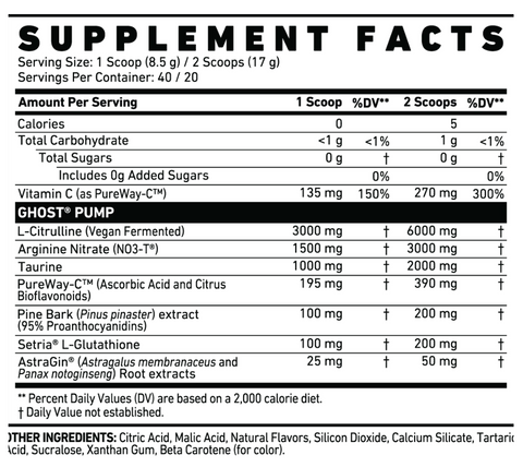 Ghost Pump V2 (40 Servings)