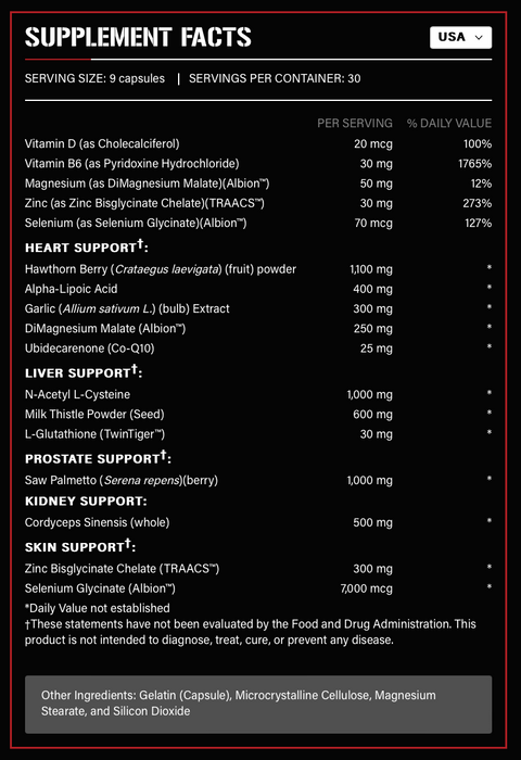 Liver And Organ Defender (270 Caps)