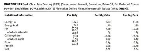 Mountain Joe's Low Sugar Protein Rice Cakes (12 Packs) - BLOWOUT