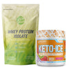 Load image into Gallery viewer, [COMBO] Bulk Whey Protein Isolate (5lbs) + Keto-Ice (80 Servings)