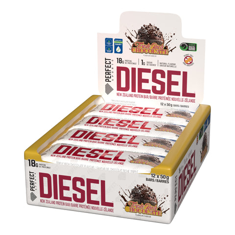 Perfect Sports Diesel New Zealand Protein Bars (12 Bars)