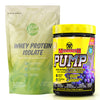 Load image into Gallery viewer, [COMBO] Bulk Whey Protein Isolate (5lb) + Mammoth Pump (60 Servings)