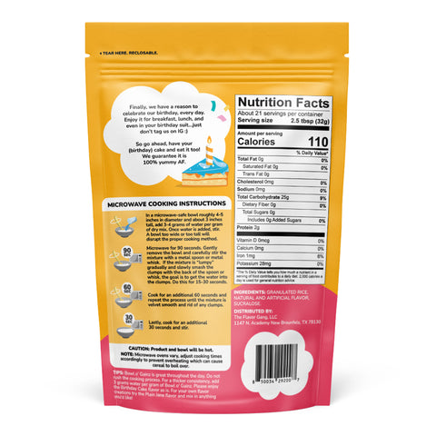 The Flavor Gang Hot Cereal Bowl O' Gainz (681g)