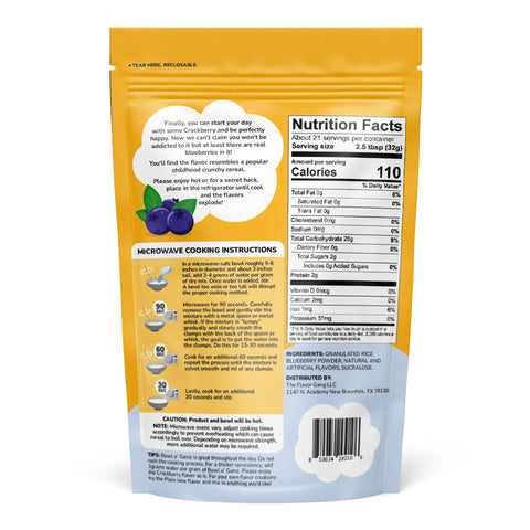 The Flavor Gang Hot Cereal Bowl O' Gainz (681g)