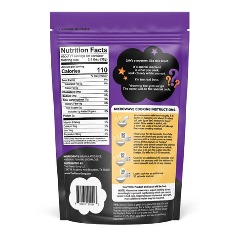 The Flavor Gang Hot Cereal Bowl O' Gainz (681g)