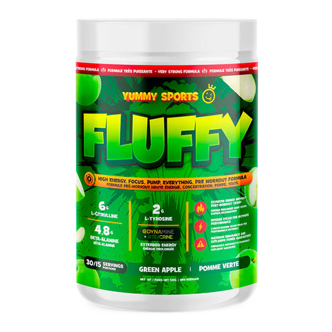 Yummy Sports Fluffy Intense Pre-Workout (30 Servs)