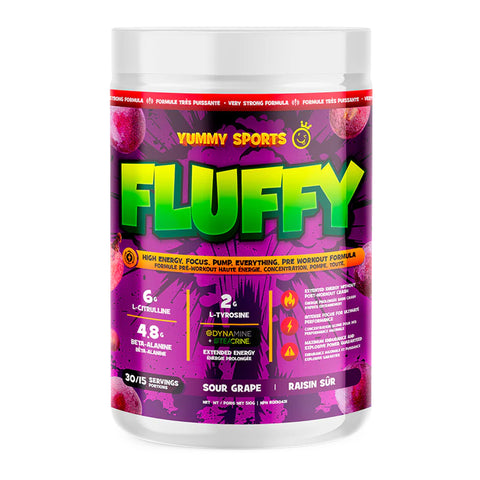 Yummy Sports Fluffy Intense Pre-Workout (30 Servs)