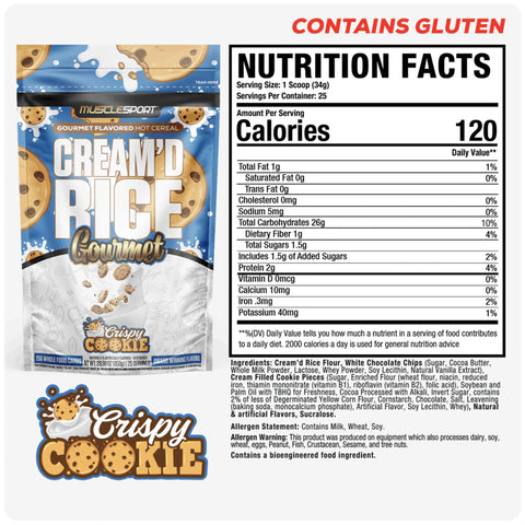 Musclesport Cream Of Rice Gourmet Hot Cereal (25 Servs)