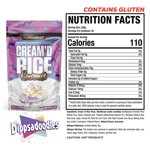 Musclesport Cream Of Rice Gourmet Hot Cereal (25 Servs)