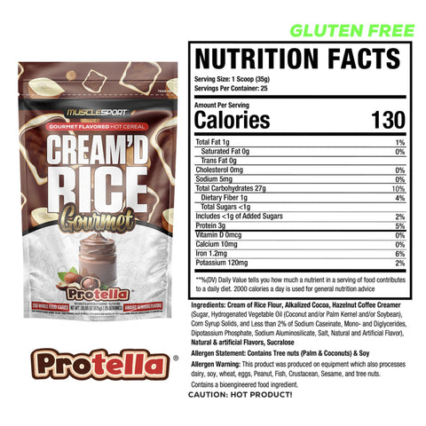 Musclesport Cream Of Rice Gourmet Hot Cereal (25 Servs)