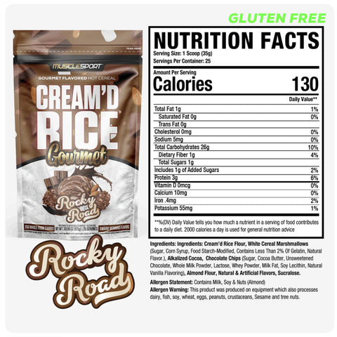 Musclesport Cream Of Rice Gourmet Hot Cereal (25 Servs)