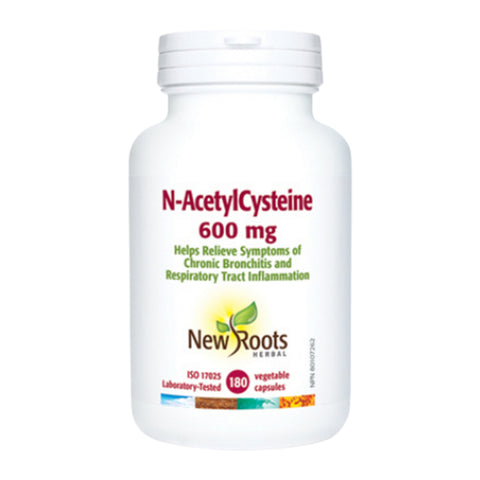 New Roots N-Acetyl Cysteine 600mg (180 Caps)