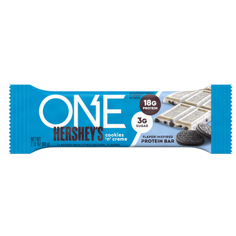 One Hershey's Cookies N Creme Protein Bar (1 Bar)