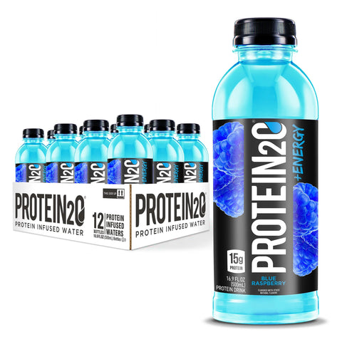 Protein 2O Infused Protein Water + Energy (12 Bottle)