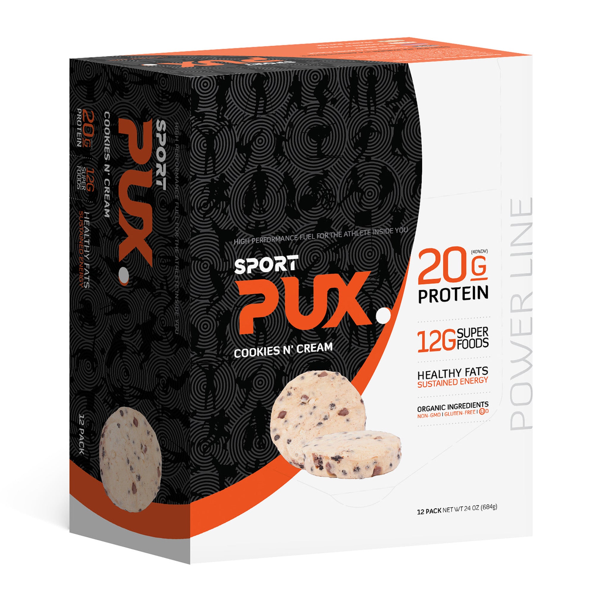 Sport Pux High Superfood Protein Bars (12 Bars) - EXP 12/23
