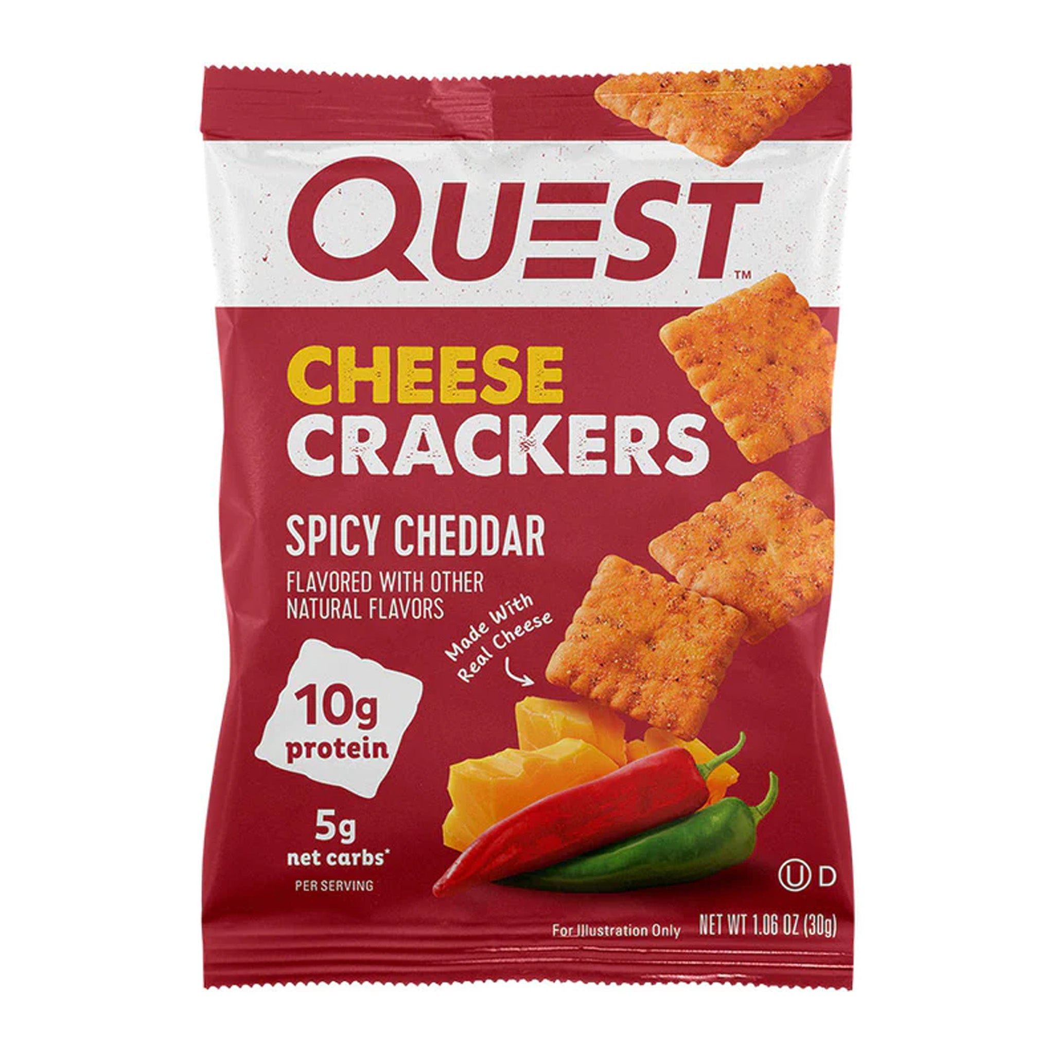 Quest Spicy Cheese Crackers (1 Bag)