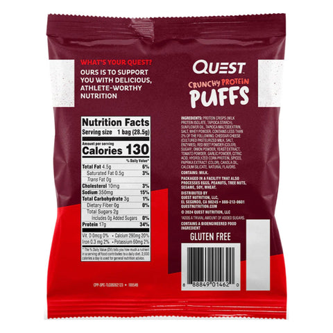 Quest Crunchy Puffs (10 Bags)