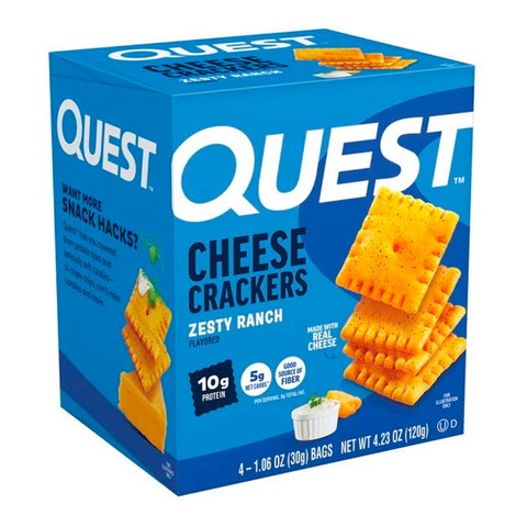 Quest Cheese Crackers (4 Bags)