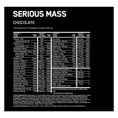 Serious Mass (6lbs) - BLOWOUT