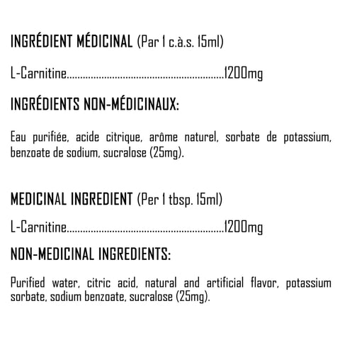XPN Liquid L-Carnitine (500ml) Vita Plus Canada XPN Liquid L-Carnitine (500ml) Vita Plus Canada