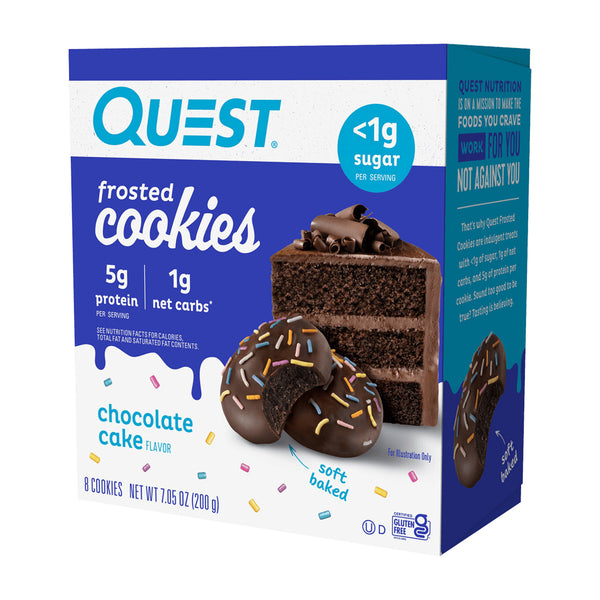 Quest Frosted Cookies (8 Cookies)