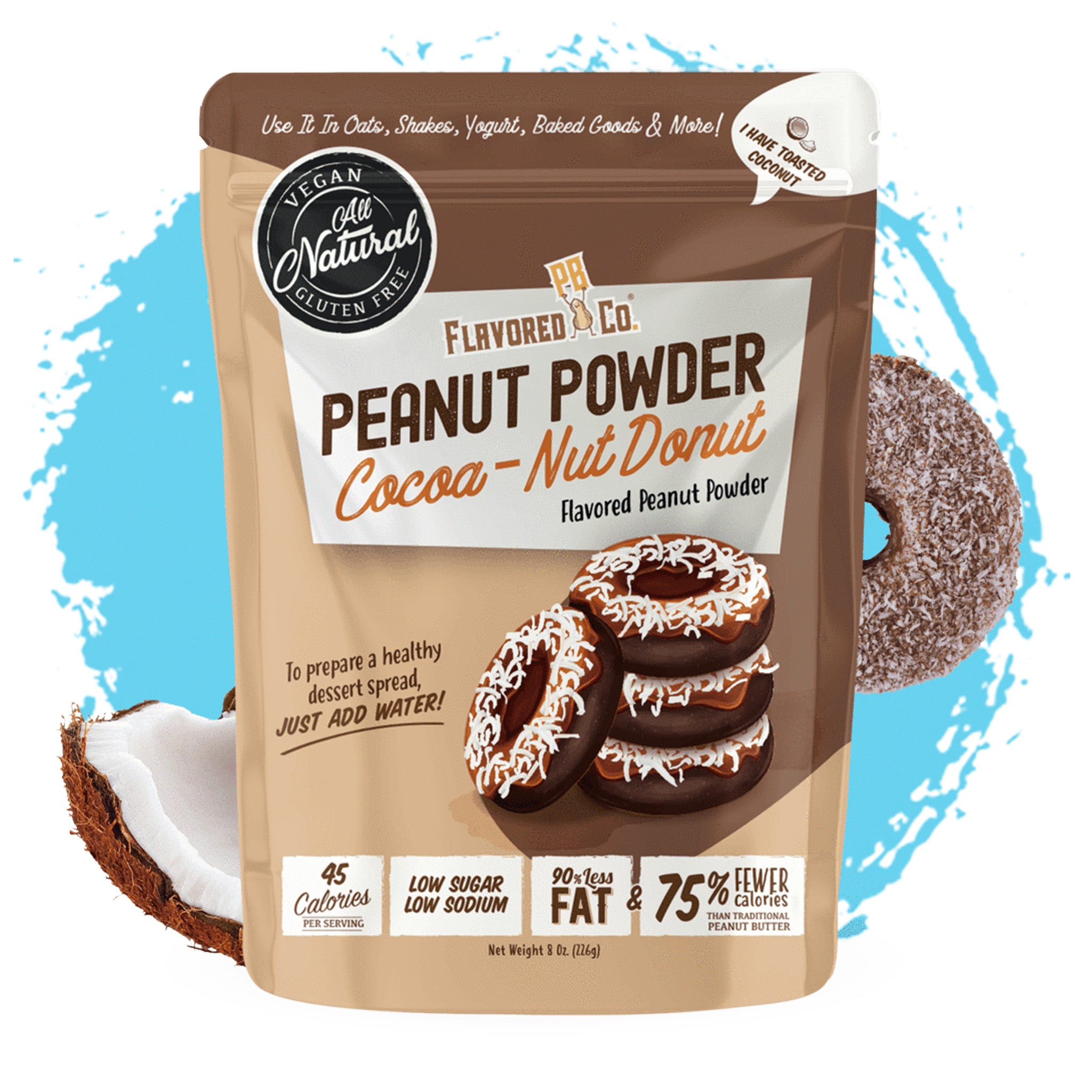 Cocoa-Nut Donut Peanut Butter Powder (226g)