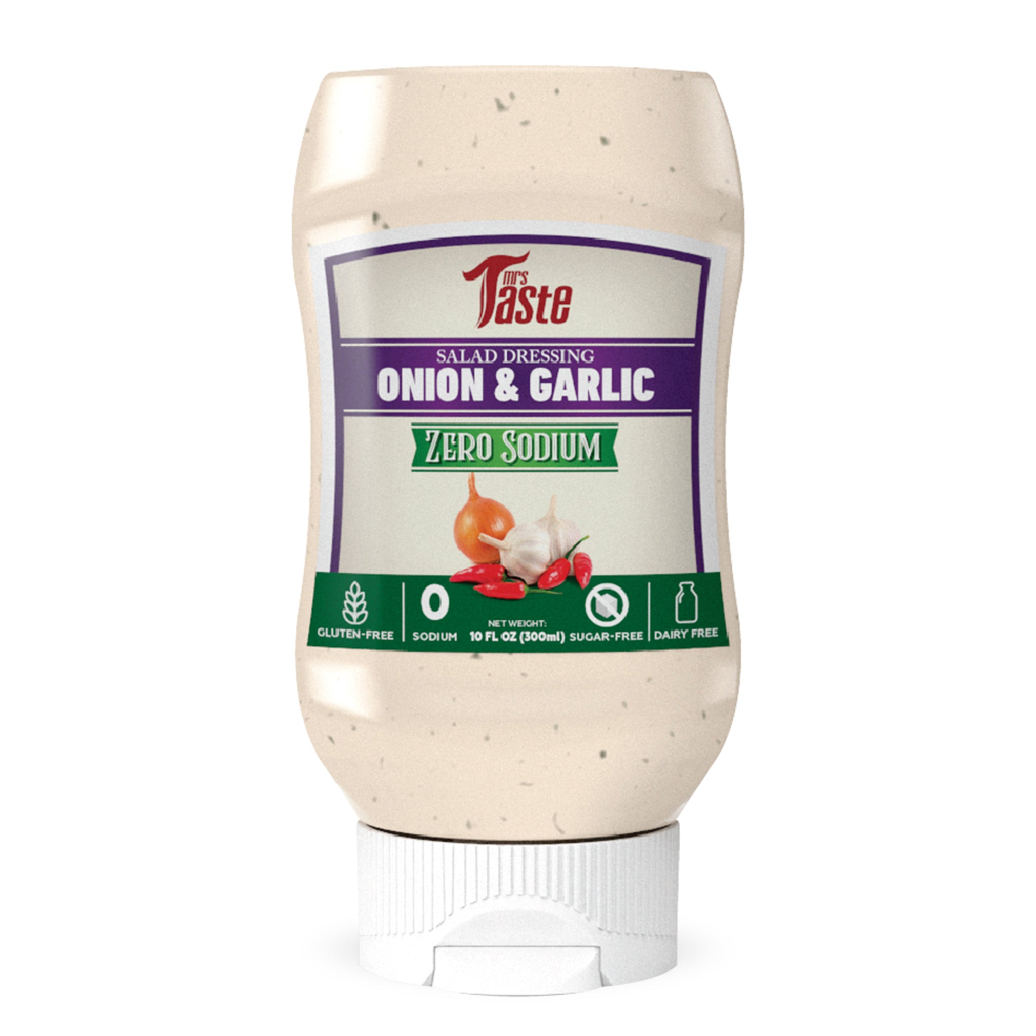 Mrs Taste - Sauce Zéro Calories - Moutarde Jaune - 12,3oz - Low Carb Canada
