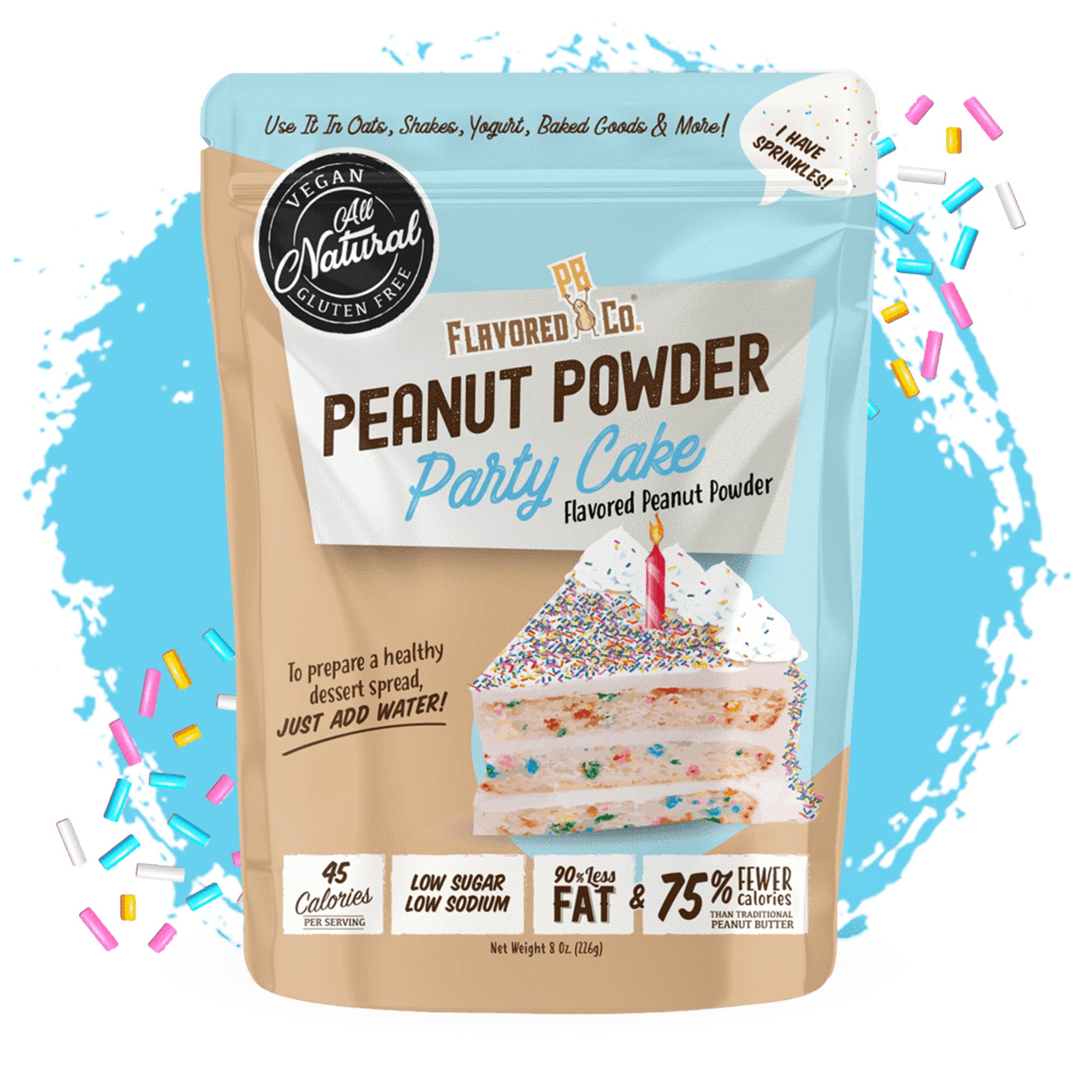 Party Cake Peanut Butter Powder (226g)