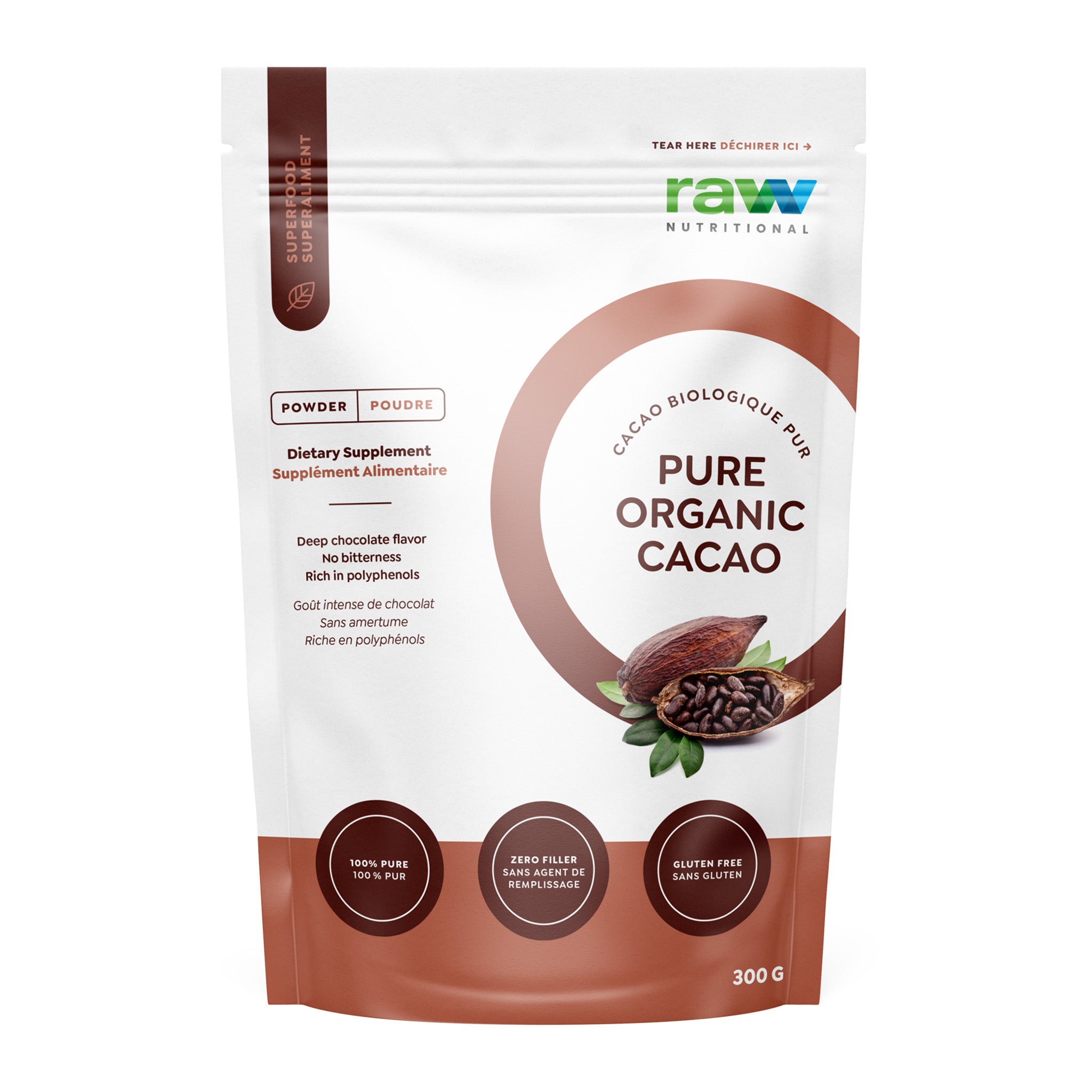 Pure Organic Cacao (300g)