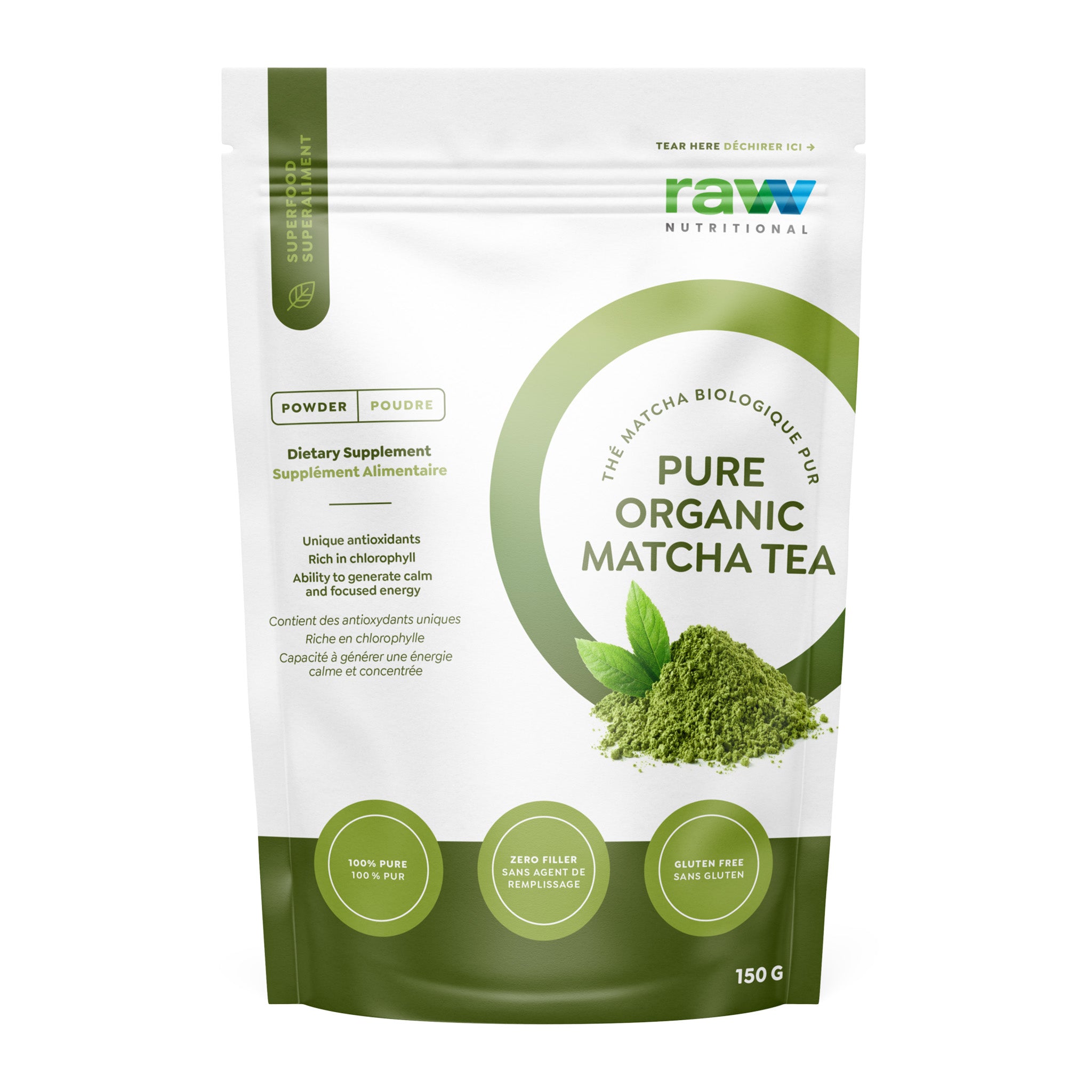 Pure Organic Matcha Tea (150g)