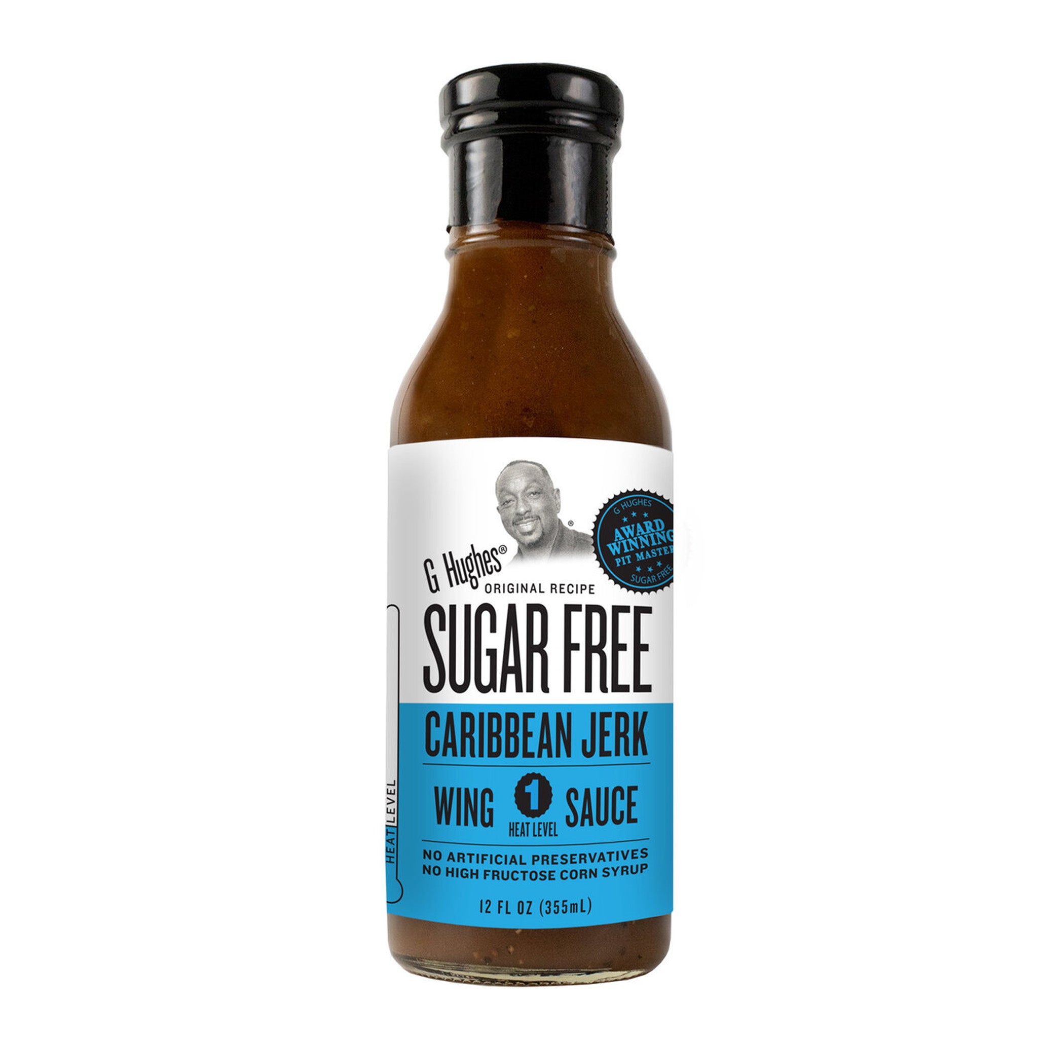 G Hughes Sugar Free Caribbean Jerk Wing Sauce (355ml)