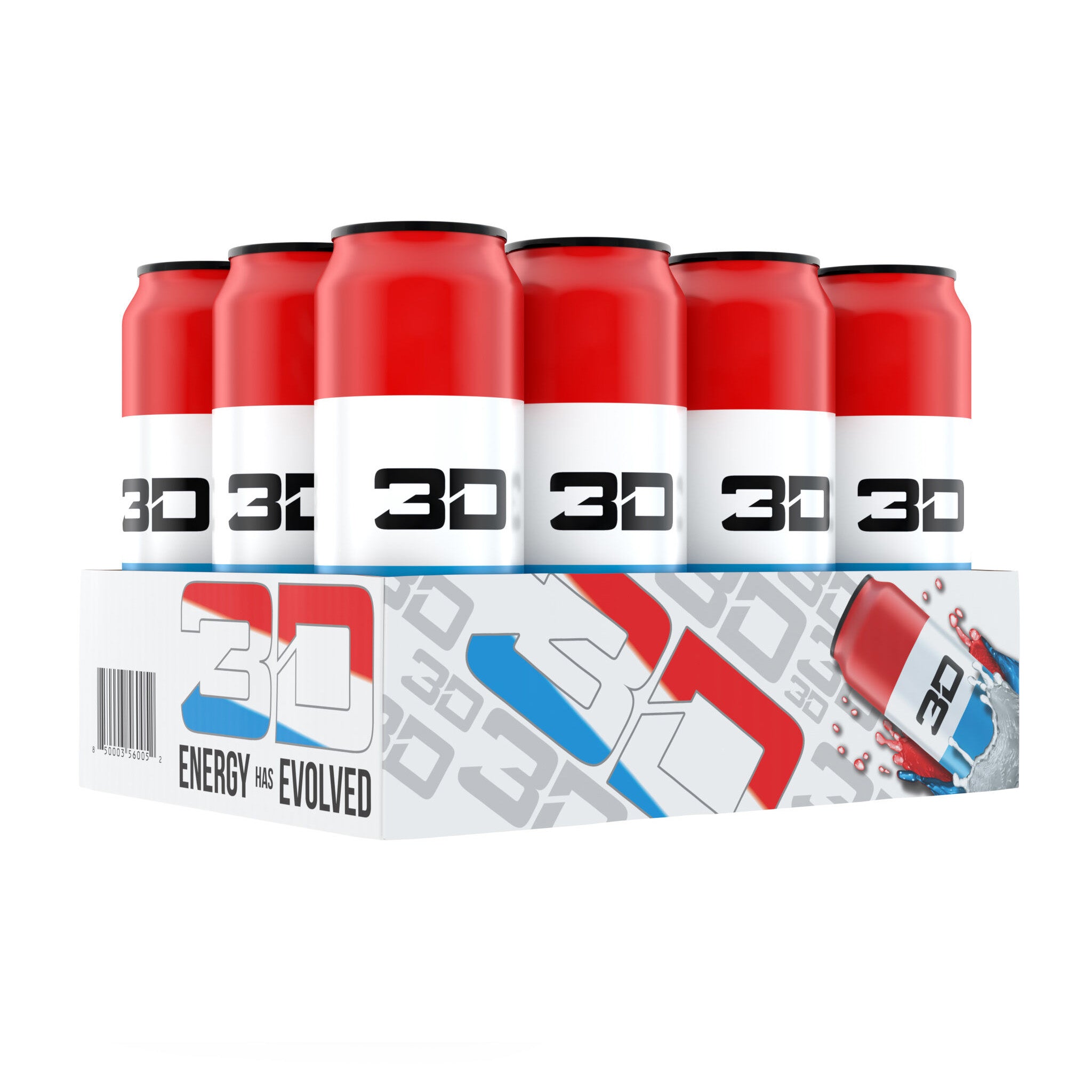 3D Energy Drink (12 Cans)