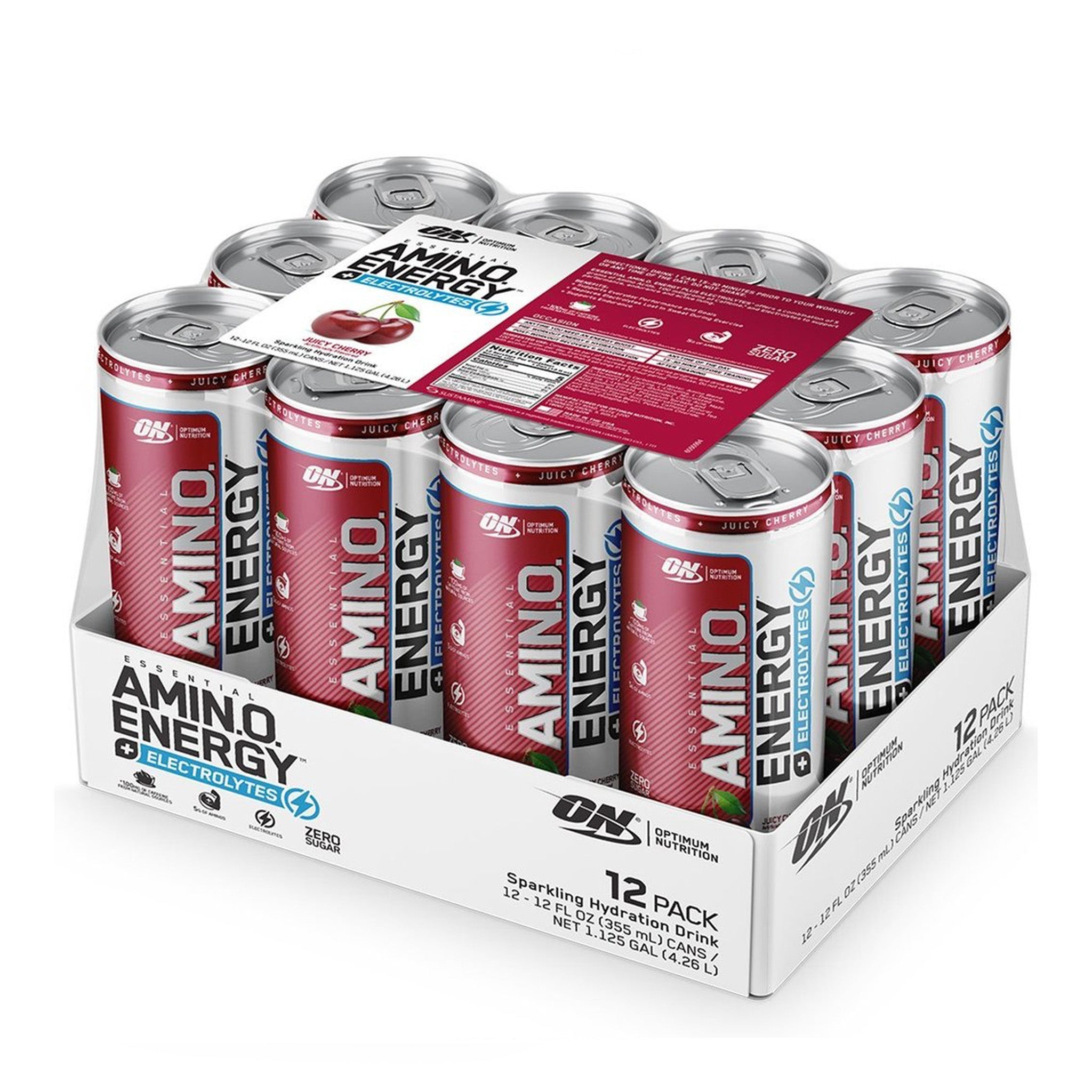 Amino Energy + Electrolytes RTD (12 Cans)