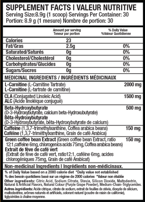 Keto Fire (30 Servings) - Best Before 10/2024