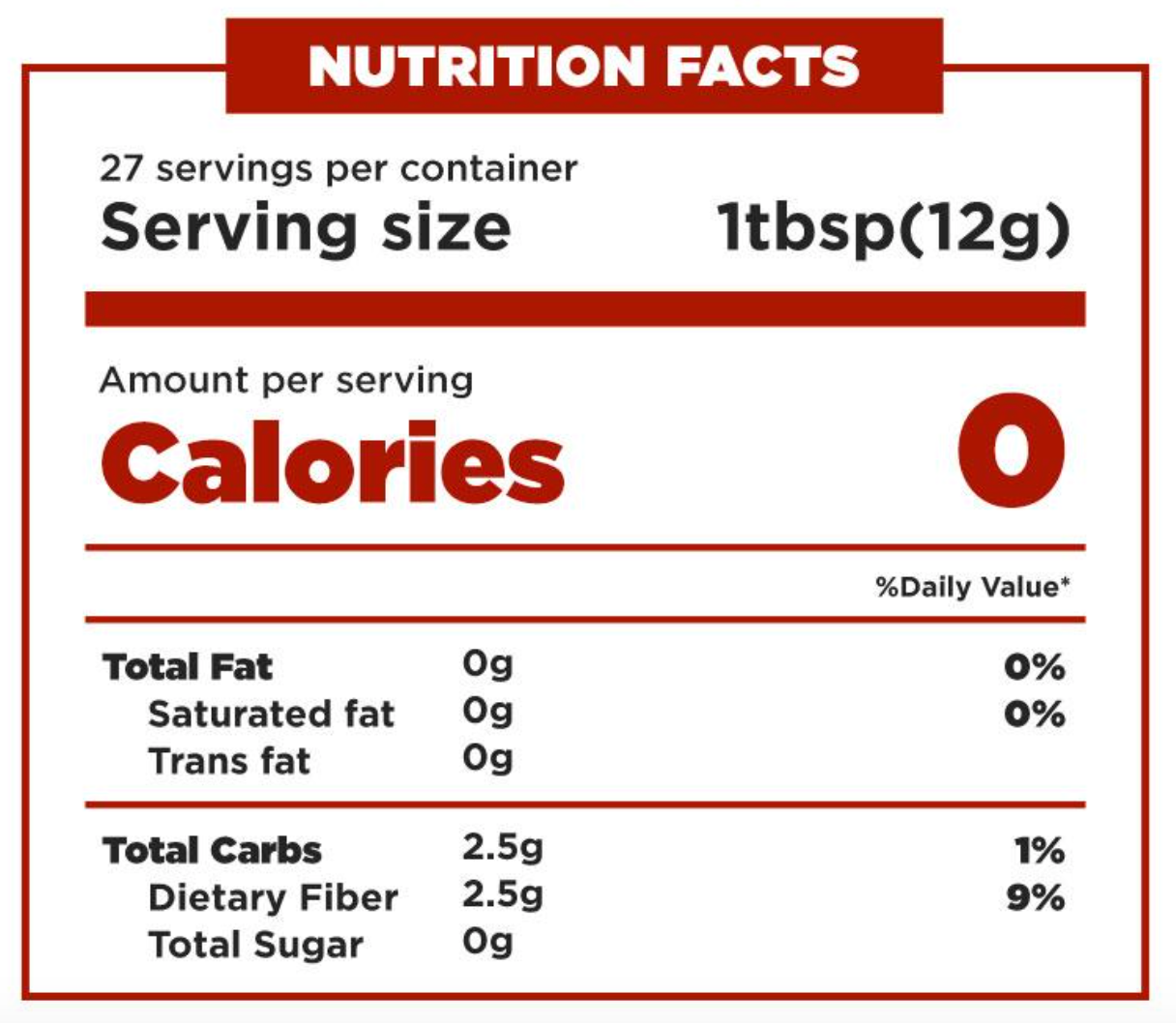 Mrs Taste - Sirop zéro calories - Chocolat - 11 oz - Low Carb Canada
