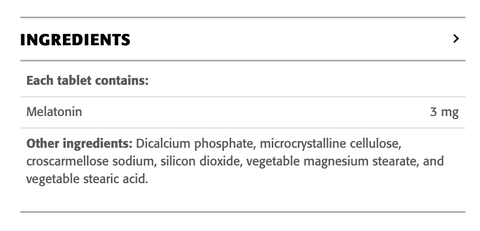 Melatonin 3mg (180 Caps)