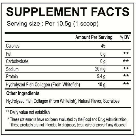 [BULK] Hydrolyzed Marine Collagen (100g to 10kg)