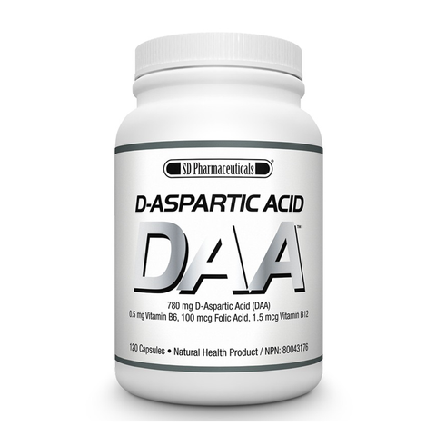 D-Aspartic Acid DAA (120 Caps)