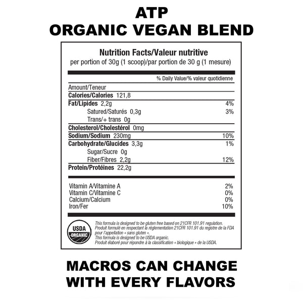[COMBO] Organic Vegan Blend (2lbs) + Multi-V (120 Tabs)