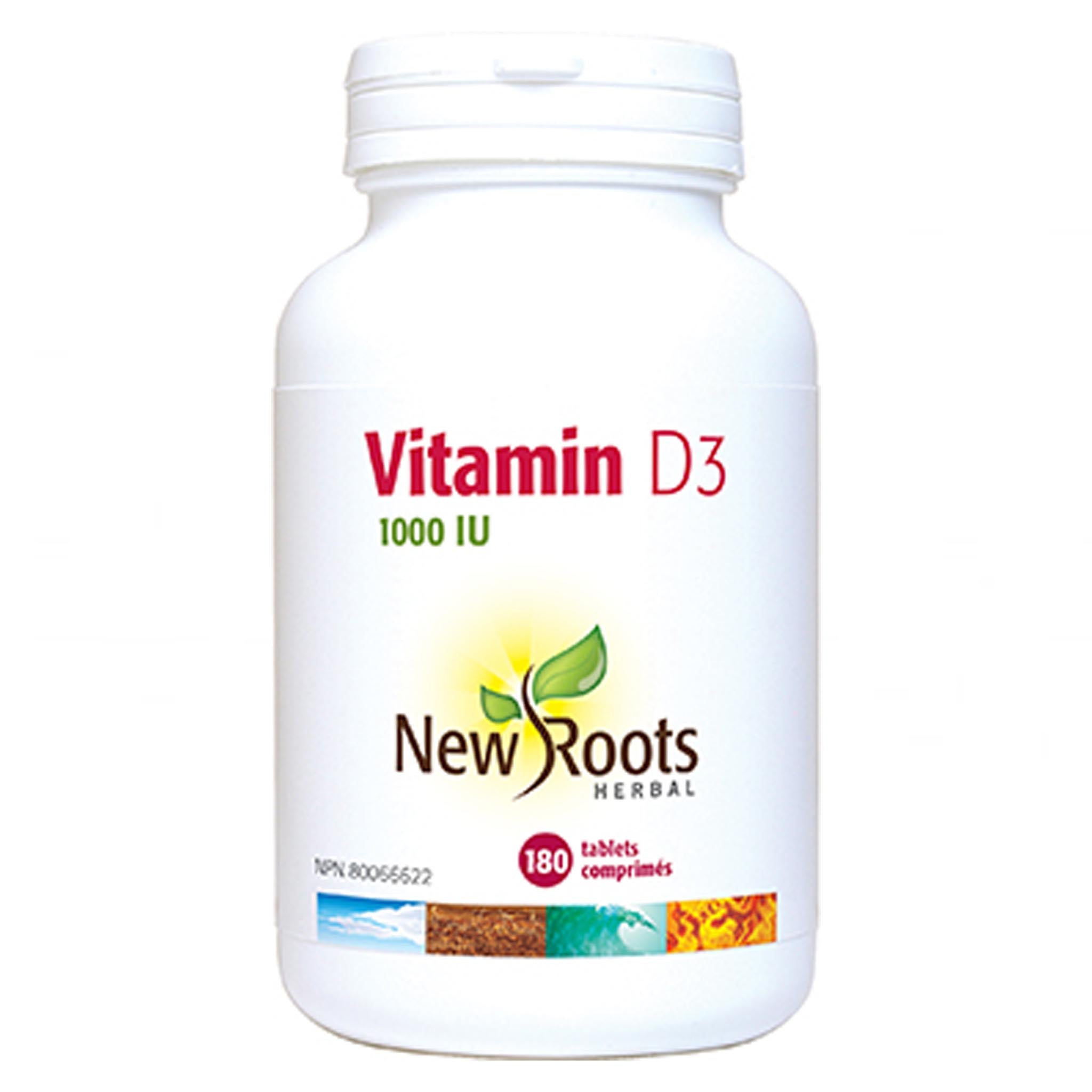 Vitamin D3 1000 IU (180 Caps)